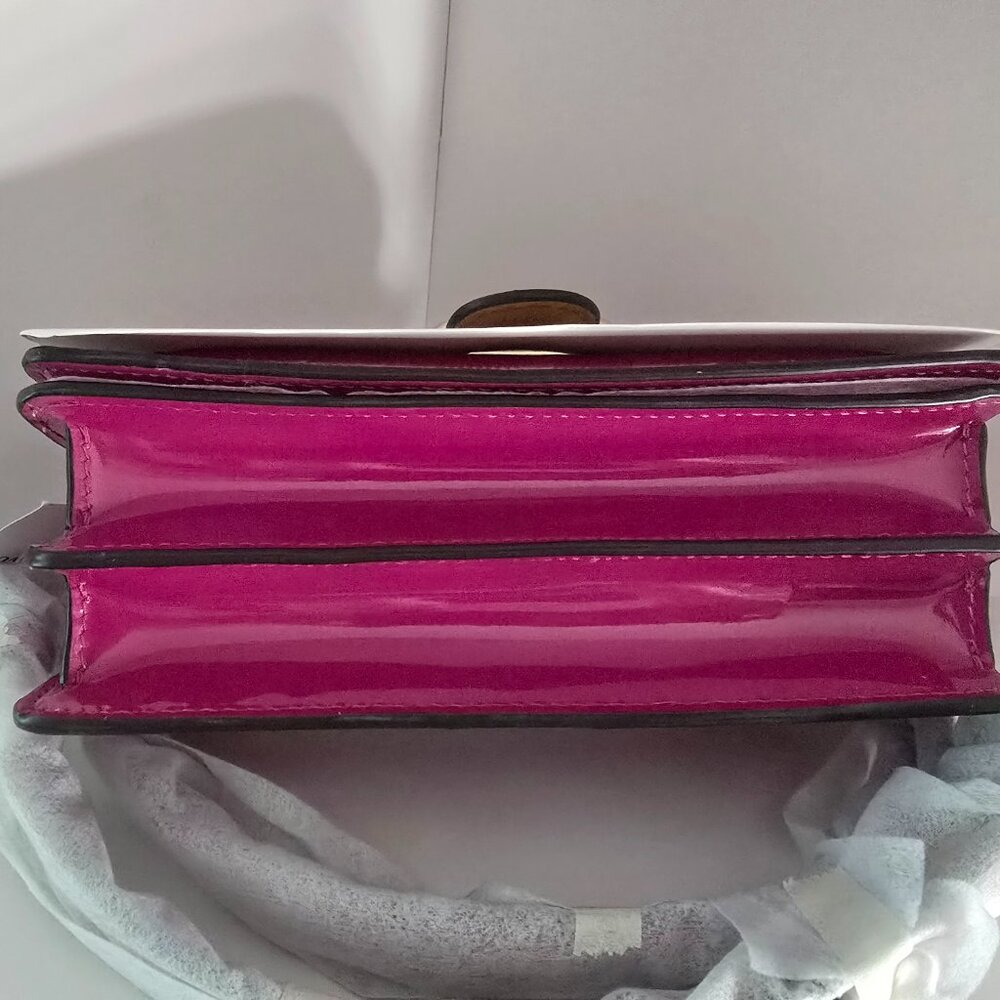 SOLD- Coach Tabby 20 in Signature Patent Leather Magenta - Picture 5 of 8